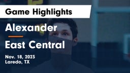 Alexander  vs East Central  Game Highlights - Nov. 18, 2023