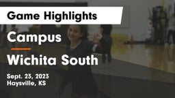 Campus  vs Wichita South  Game Highlights - Sept. 23, 2023