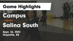Campus  vs Salina South  Game Highlights - Sept. 26, 2023