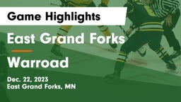 East Grand Forks  vs Warroad  Game Highlights - Dec. 22, 2023