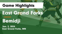 East Grand Forks  vs Bemidji  Game Highlights - Jan. 2, 2024