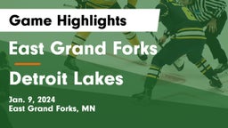 East Grand Forks  vs Detroit Lakes  Game Highlights - Jan. 9, 2024