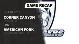 Recap: Corner Canyon  vs. American Fork  2015