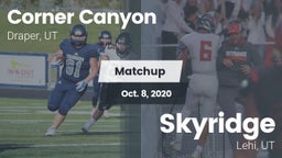 Matchup: Corner Canyon High vs. Skyridge  2020