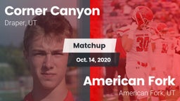 Matchup: Corner Canyon High vs. American Fork  2020