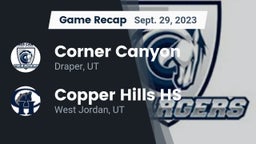 Recap: Corner Canyon  vs. Copper Hills HS 2023