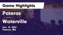 Pateros  vs Waterville  Game Highlights - Jan. 19, 2024