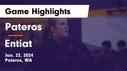 Pateros  vs Entiat Game Highlights - Jan. 22, 2024