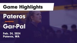 Pateros  vs Gar-Pal Game Highlights - Feb. 24, 2024