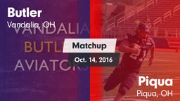 Matchup: Butler  vs. Piqua  2016