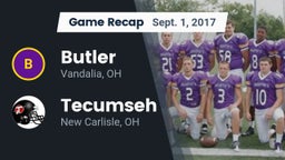 Recap: Butler  vs. Tecumseh  2017