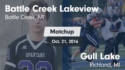 Matchup: Battle Creek vs. Gull Lake  2016