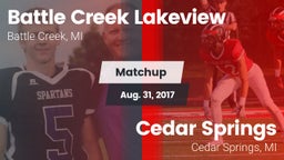 Matchup: Battle Creek vs. Cedar Springs  2017