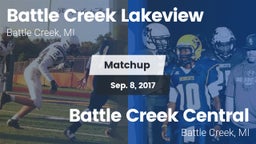 Matchup: Battle Creek vs. Battle Creek Central  2017