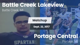 Matchup: Battle Creek vs. Portage Central  2017