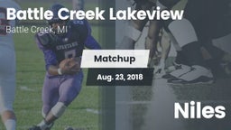 Matchup: Battle Creek vs. Niles 2018