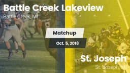 Matchup: Battle Creek vs. St. Joseph  2018