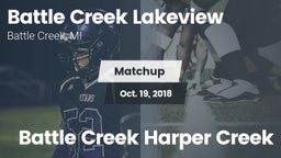 Matchup: Battle Creek vs. Battle Creek Harper Creek 2018
