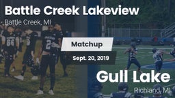 Matchup: Battle Creek vs. Gull Lake  2019