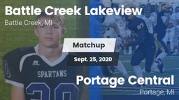 Matchup: Battle Creek vs. Portage Central  2020