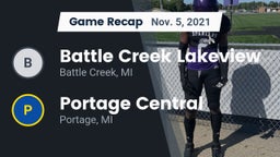 Recap: Battle Creek Lakeview  vs. Portage Central  2021