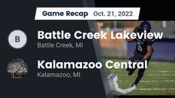 Recap: Battle Creek Lakeview  vs. Kalamazoo Central  2022