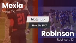 Matchup: Mexia  vs. Robinson  2017