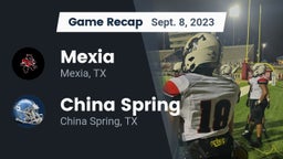 Recap: Mexia  vs. China Spring  2023