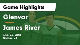 Glenvar  vs James River  Game Highlights - Jan. 23, 2018