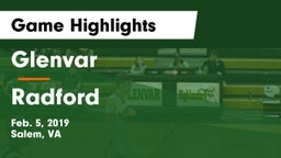 Glenvar  vs Radford  Game Highlights - Feb. 5, 2019