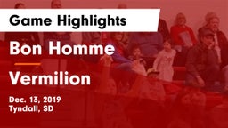 Bon Homme  vs Vermilion  Game Highlights - Dec. 13, 2019