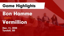 Bon Homme  vs Vermillion  Game Highlights - Dec. 11, 2020