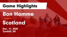 Bon Homme  vs Scotland  Game Highlights - Dec. 17, 2020
