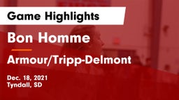 Bon Homme  vs Armour/Tripp-Delmont  Game Highlights - Dec. 18, 2021