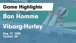 Bon Homme  vs Viborg-Hurley Game Highlights - Aug. 27, 2020