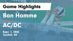Bon Homme  vs AC/DC Game Highlights - Sept. 1, 2020