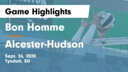 Bon Homme  vs Alcester-Hudson Game Highlights - Sept. 26, 2020
