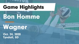 Bon Homme  vs Wagner Game Highlights - Oct. 24, 2020