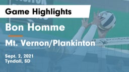 Bon Homme  vs Mt. Vernon/Plankinton  Game Highlights - Sept. 2, 2021
