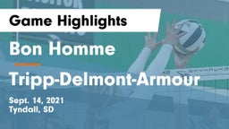 Bon Homme  vs Tripp-Delmont-Armour Game Highlights - Sept. 14, 2021