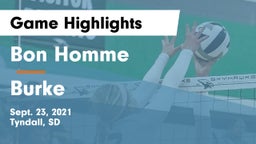 Bon Homme  vs Burke  Game Highlights - Sept. 23, 2021