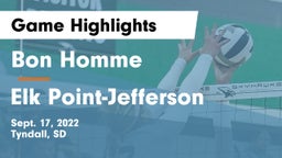 Bon Homme  vs Elk Point-Jefferson  Game Highlights - Sept. 17, 2022