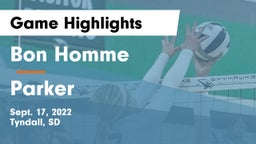 Bon Homme  vs Parker  Game Highlights - Sept. 17, 2022