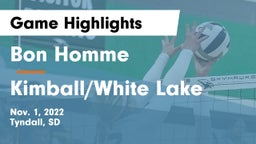 Bon Homme  vs Kimball/White Lake  Game Highlights - Nov. 1, 2022