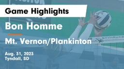 Bon Homme  vs Mt. Vernon/Plankinton  Game Highlights - Aug. 31, 2023