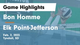 Bon Homme  vs Elk Point-Jefferson  Game Highlights - Feb. 2, 2023