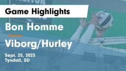 Bon Homme  vs Viborg/Hurley  Game Highlights - Sept. 25, 2023