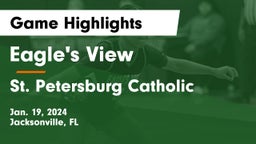 Eagle's View  vs St. Petersburg Catholic  Game Highlights - Jan. 19, 2024