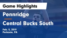 Pennridge  vs Central Bucks South  Game Highlights - Feb. 5, 2019