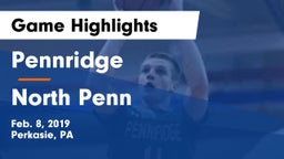 Pennridge  vs North Penn  Game Highlights - Feb. 8, 2019